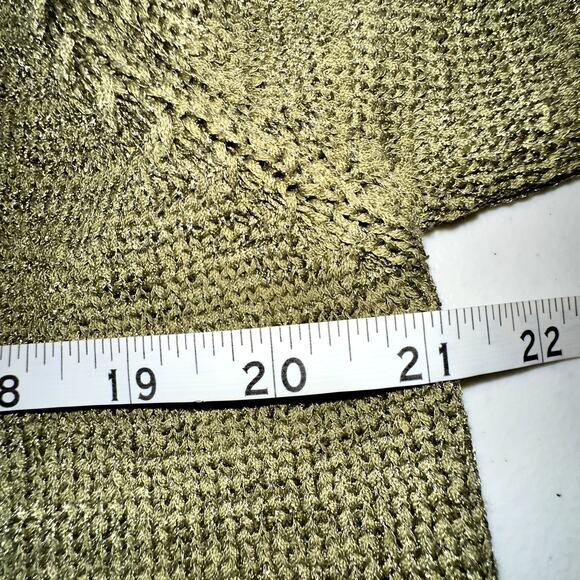 Pendleton Womens Size 2x Olive Green Tight Knit Button Up Cardigan Sweater - Picture 6 of 7
